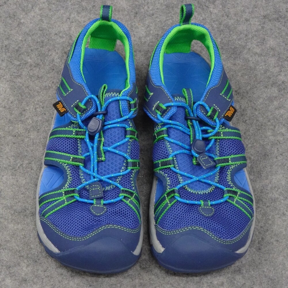 Teva Manatee Sandals 5 Boys Youth Mesh Navy Blue Enclosed Toe Hiking Youth Blue